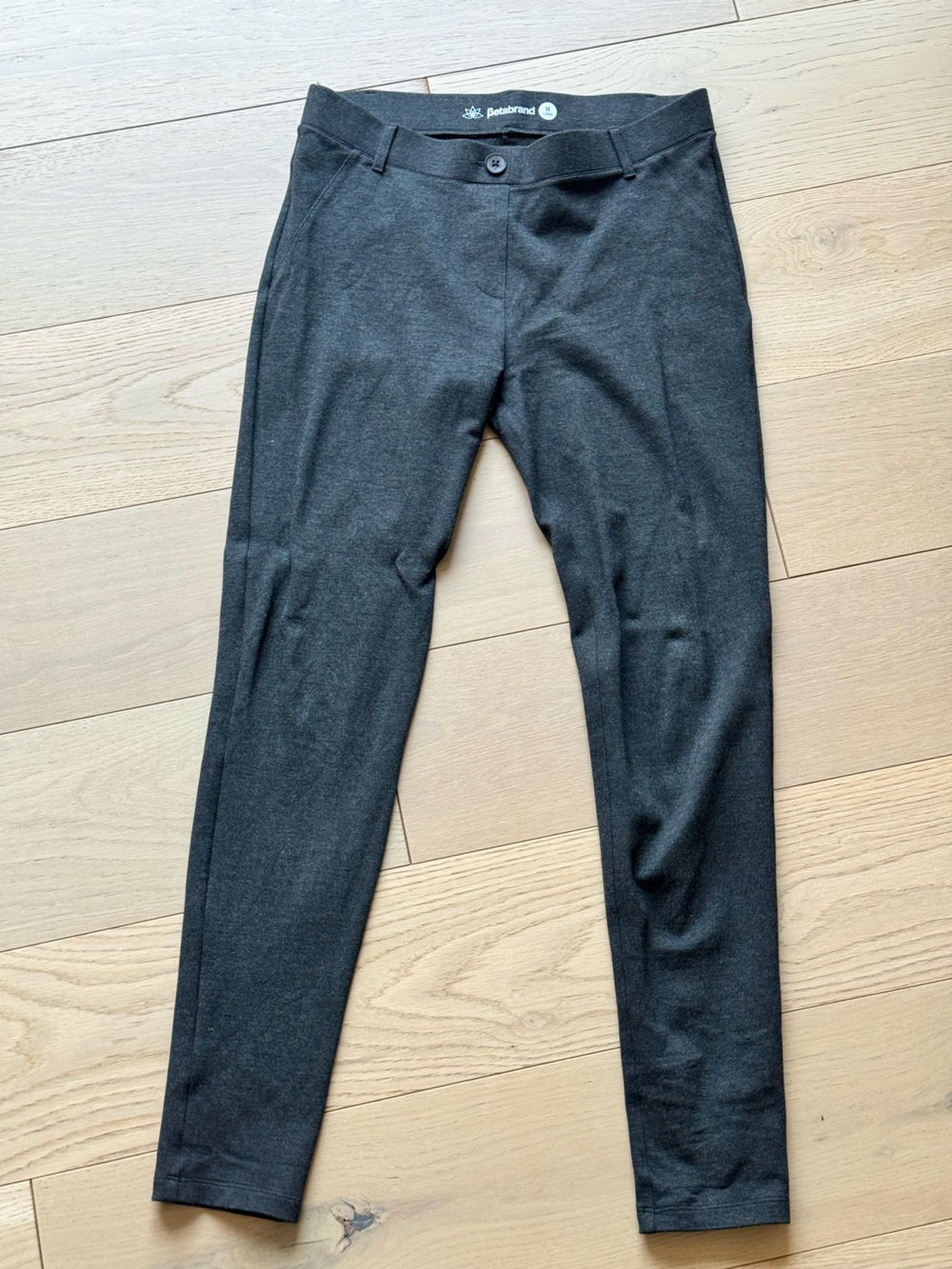 Betabrand Women's Skinny Pants in Charcoal Gray